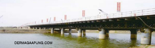 Bailey bridge deck type, cross sea or river