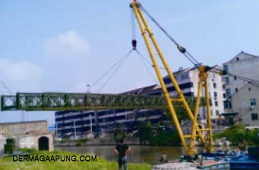 Bailey bridge to liyang municipal administration