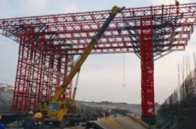 Jembatan besi gantry crane