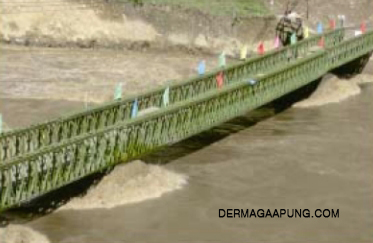 bailey bridge(CB-200,108m long,single span60.96m,QSR img 2